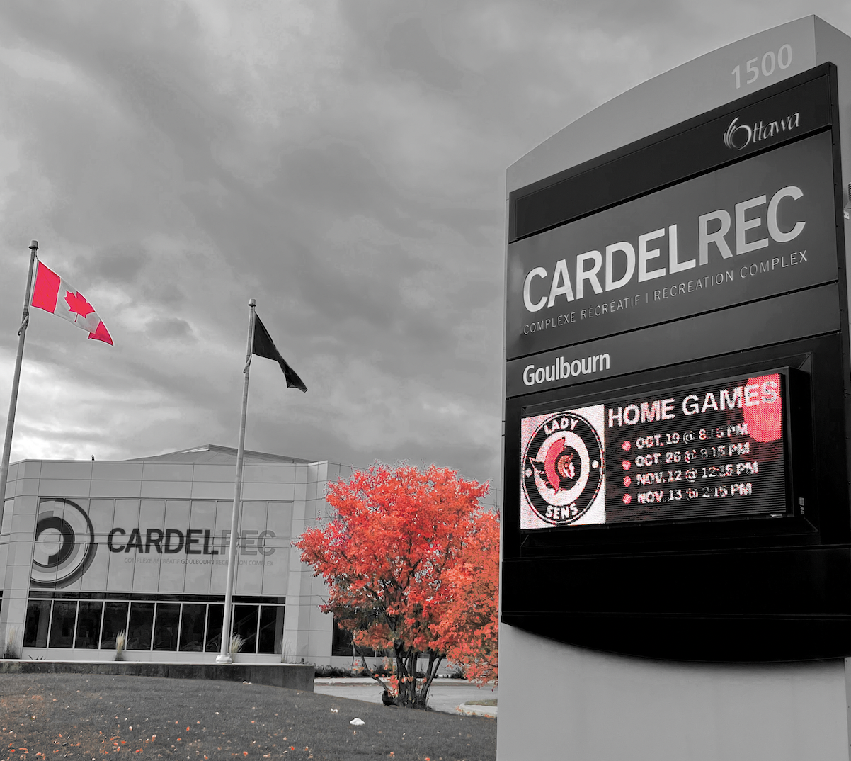 Sign at CardelRec Rec